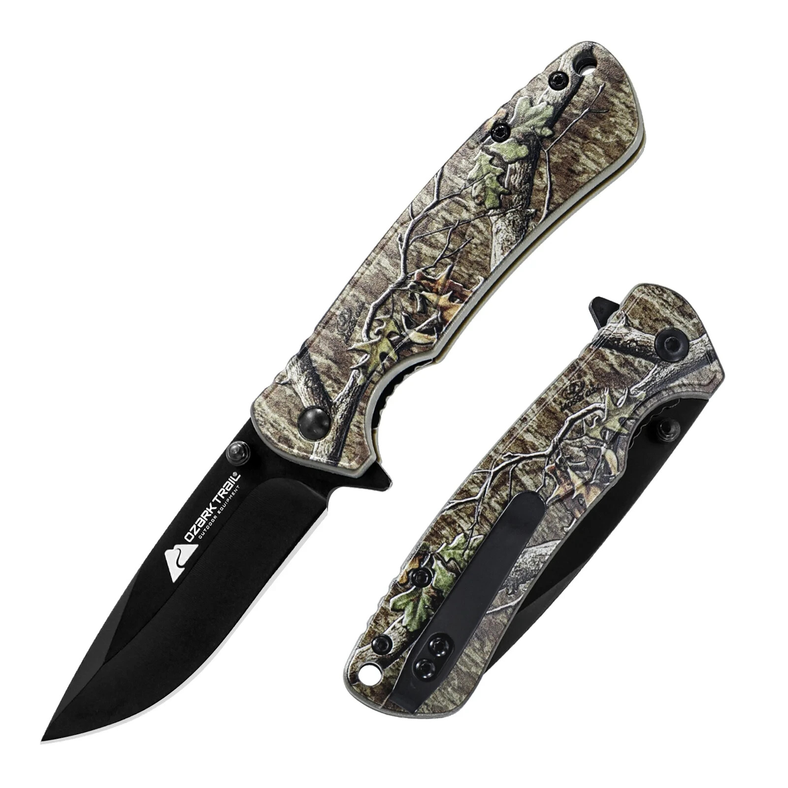 Ozark Trail 6 Pieces Hunting Knives Set 8.25 inch Fixed Blade Knife Manual Open