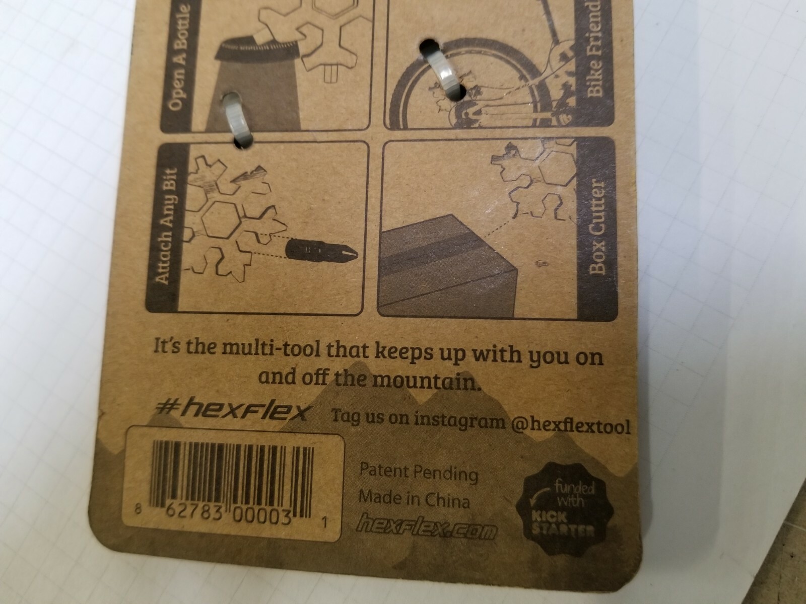 HexFlex Adventure Tool Metric Multi-Tool 15 in one New!