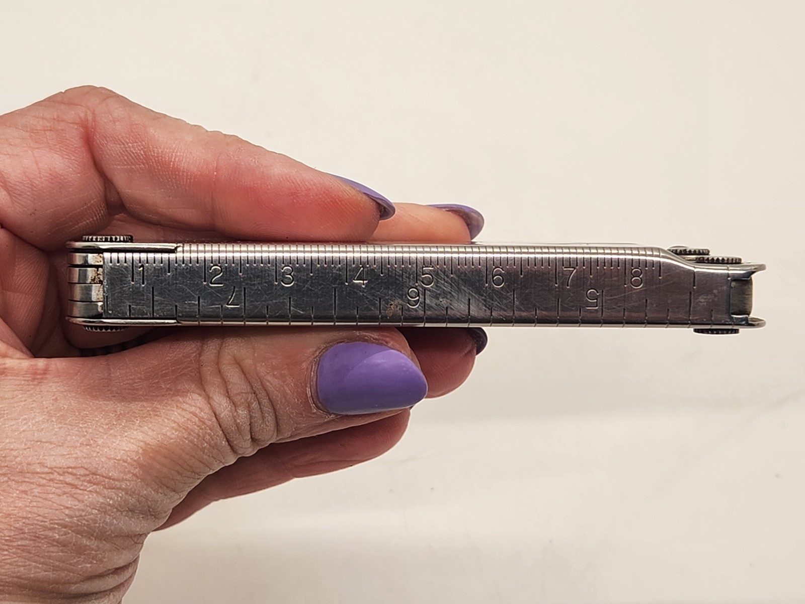 Vintage Original Leatherman Multi Tool 9 Tool Portland US Reg 1325473 w/Sheath
