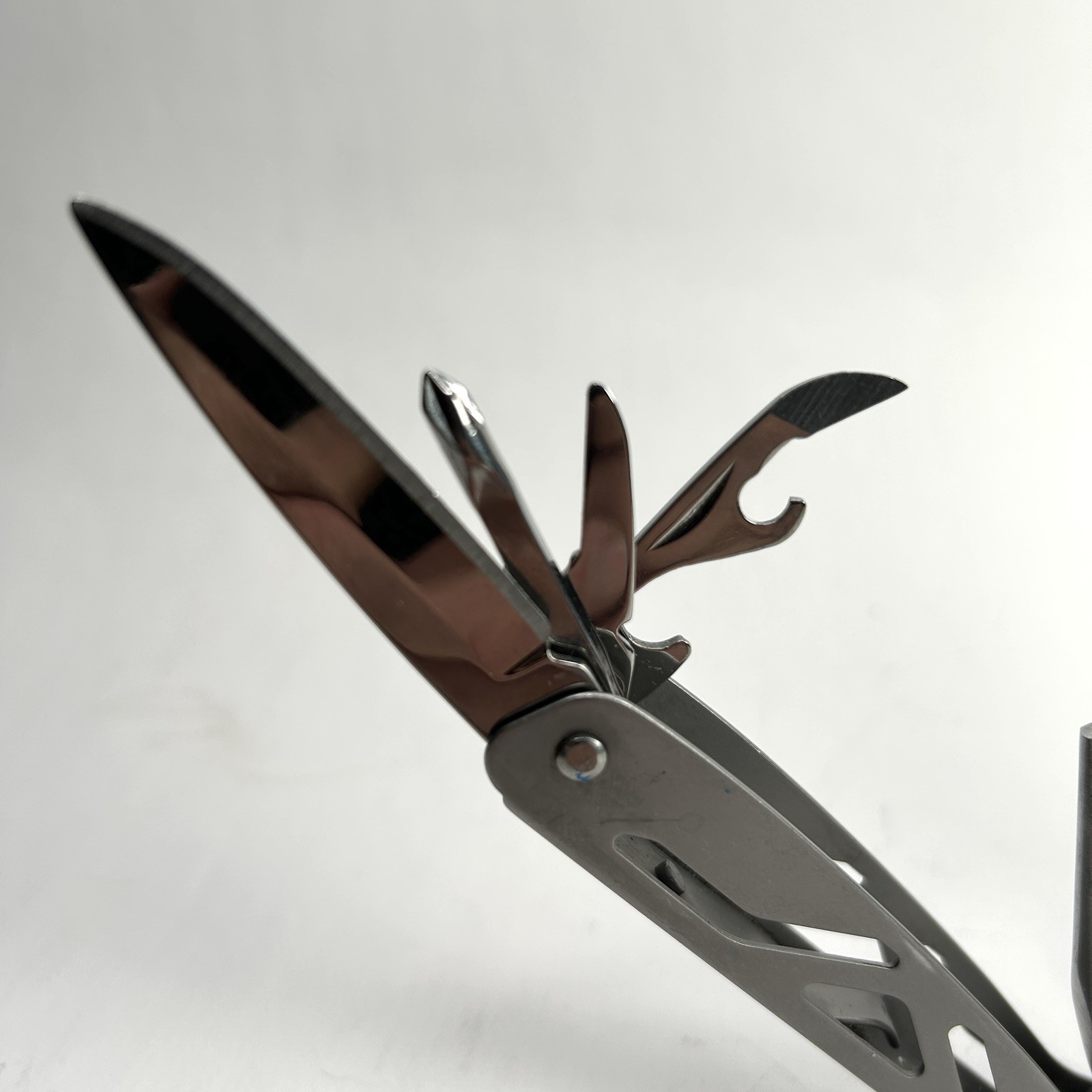 Multi-Tool, 9 Tools, Survival, Camping or Hiking Tool, Compact, Stainless Steel