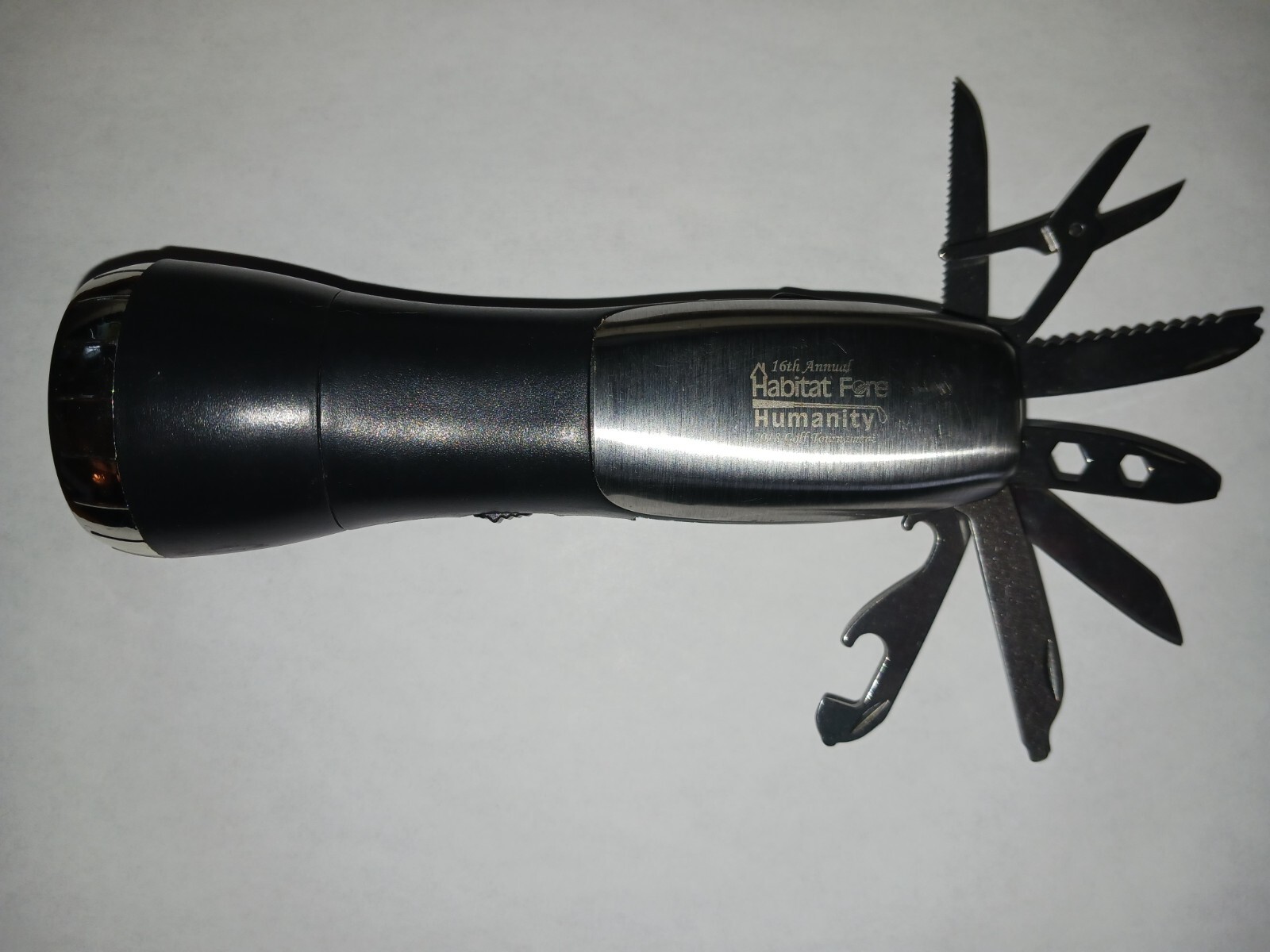 PROTOCOL 12-IN-1 MULTI TOOL WITH LED FLASHLIGHT