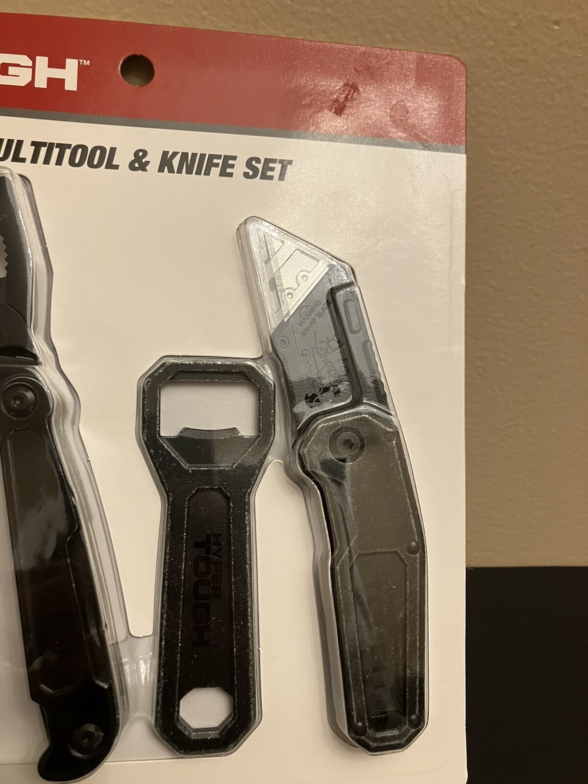 Hyper Tough 3-Piece Multi Tool and Knife Set, Model ( Brand New