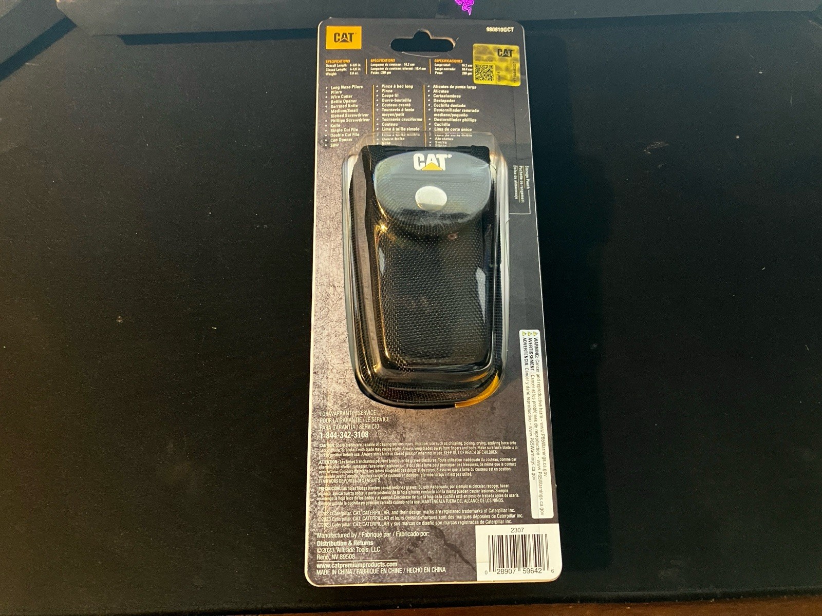 CAT 13-in-1 Multi-Tool Yellow Black with Pouch Brand New Sealed Caterpillar