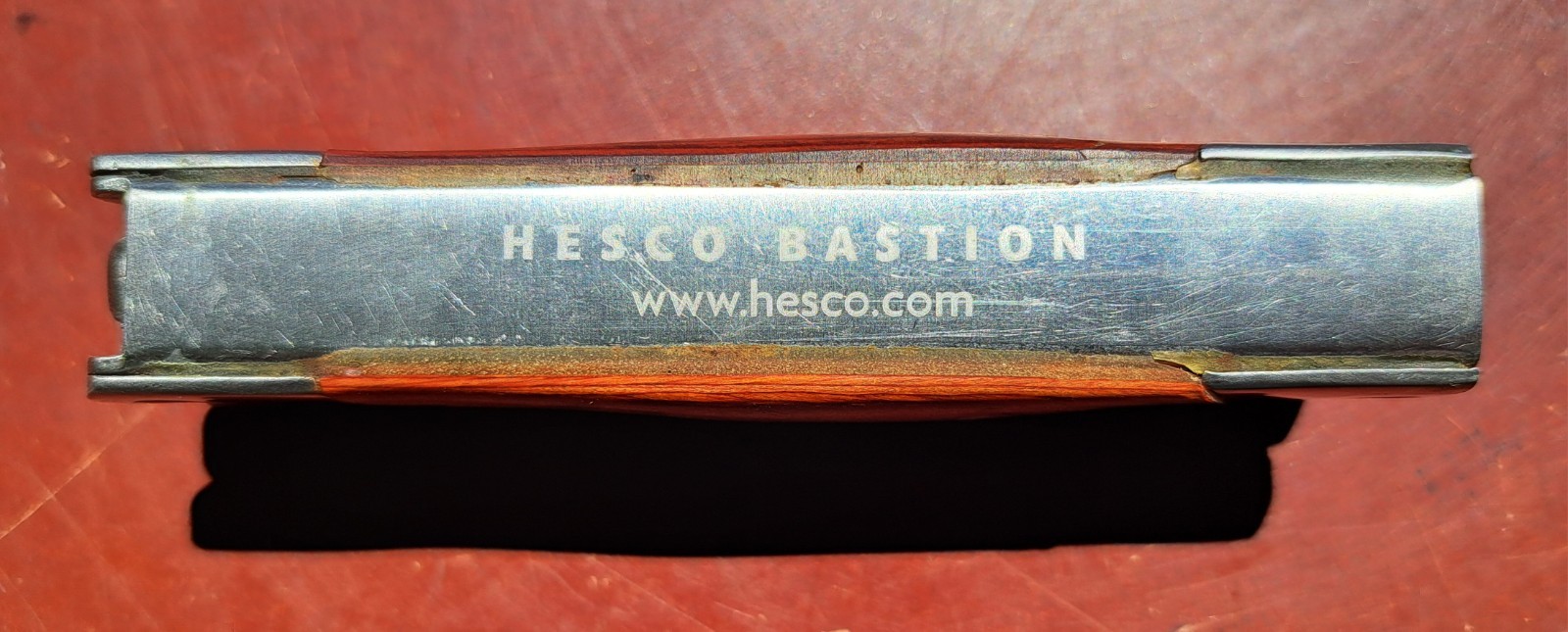 Hesco Bastion Multi-Tool Silver Stainless Steel Knife Wooden Handle