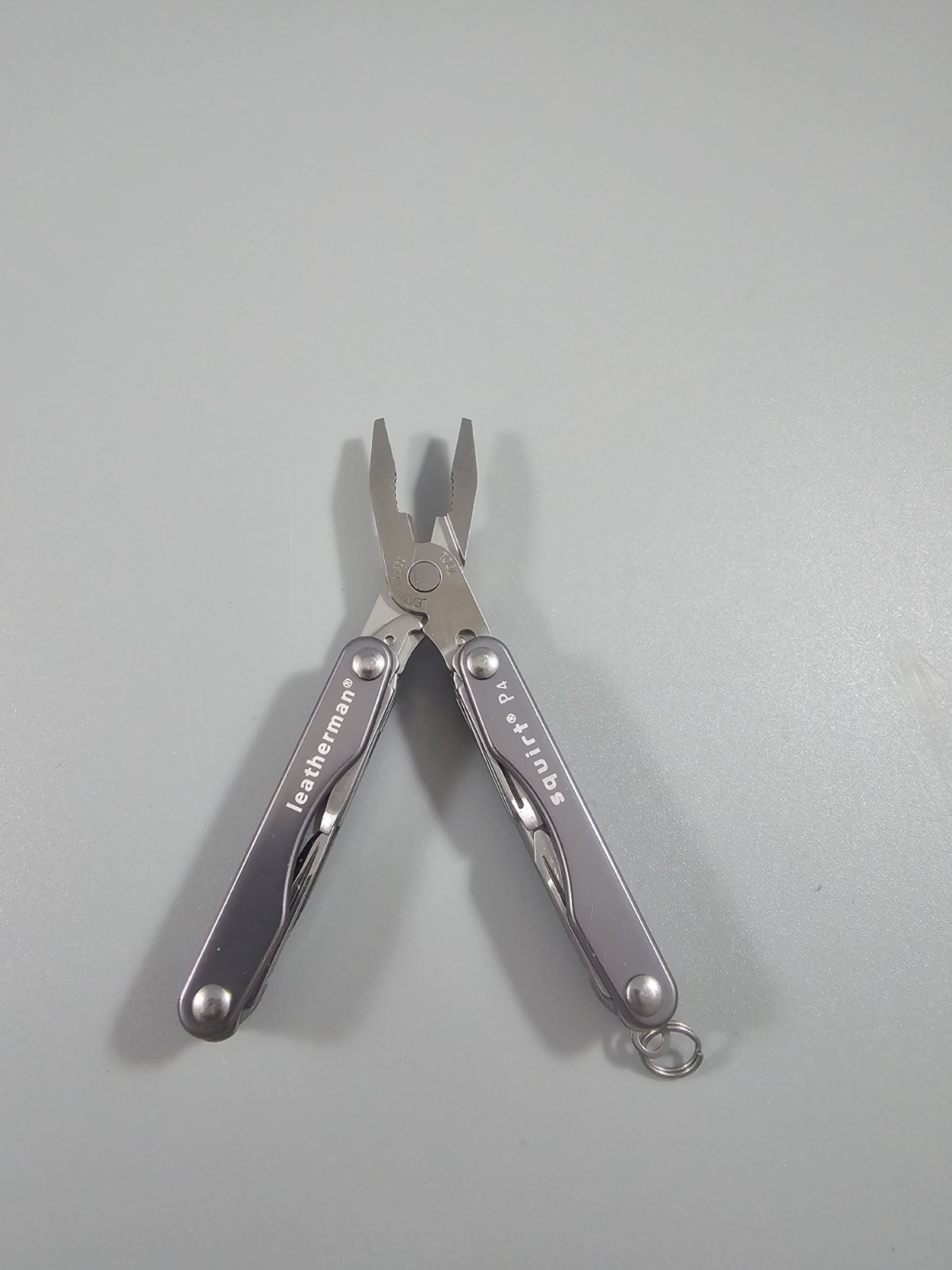 Leatherman Squirt P4 UTAH NATIONAL GUARD Gray Multi-tool Knife – Very Clean