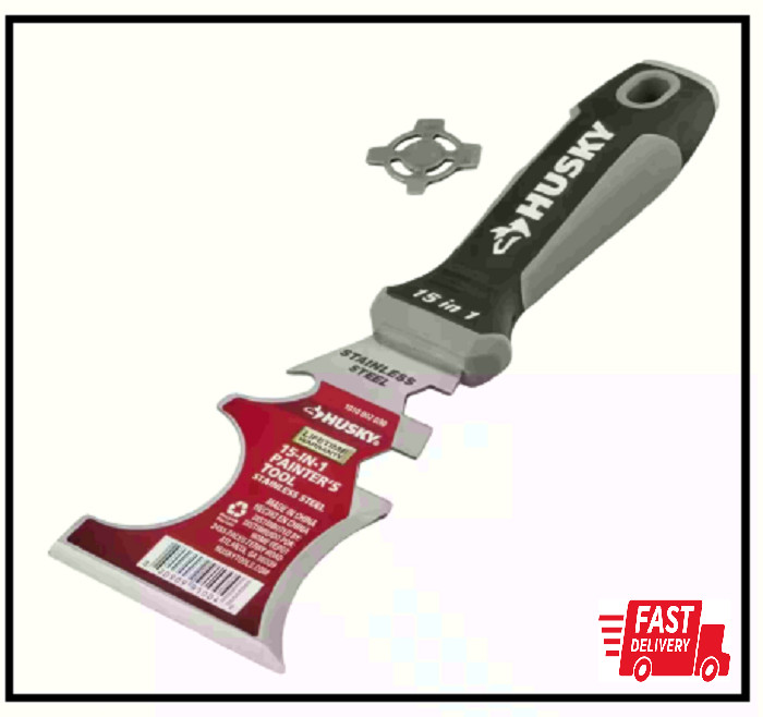 NEW 15-in-1 Painter’s Multi-Tool with Stainless Steel Blade Versatile & Durable