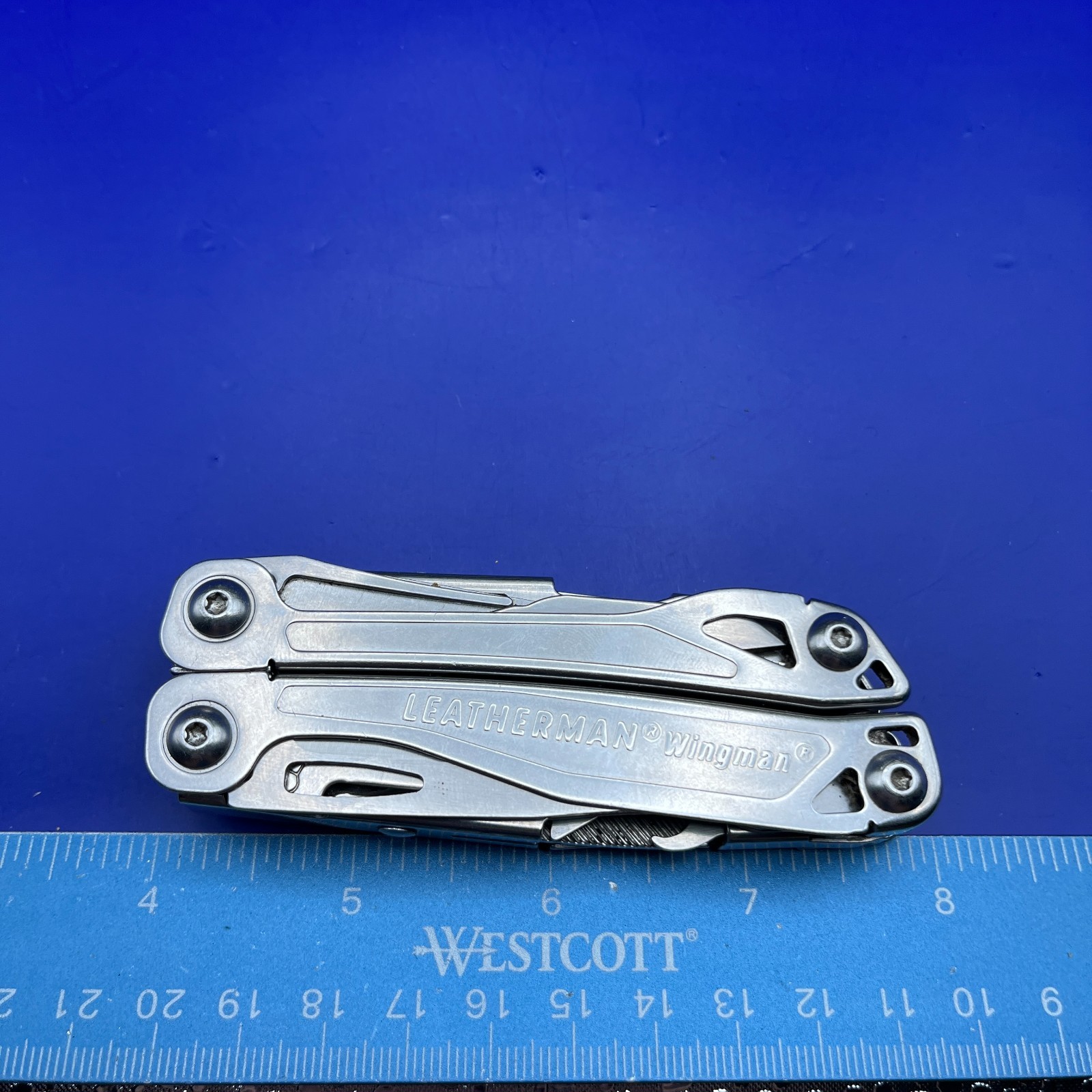 Leatherman Stainless Steel Wingman Multi Tool Scissors Knife Plier