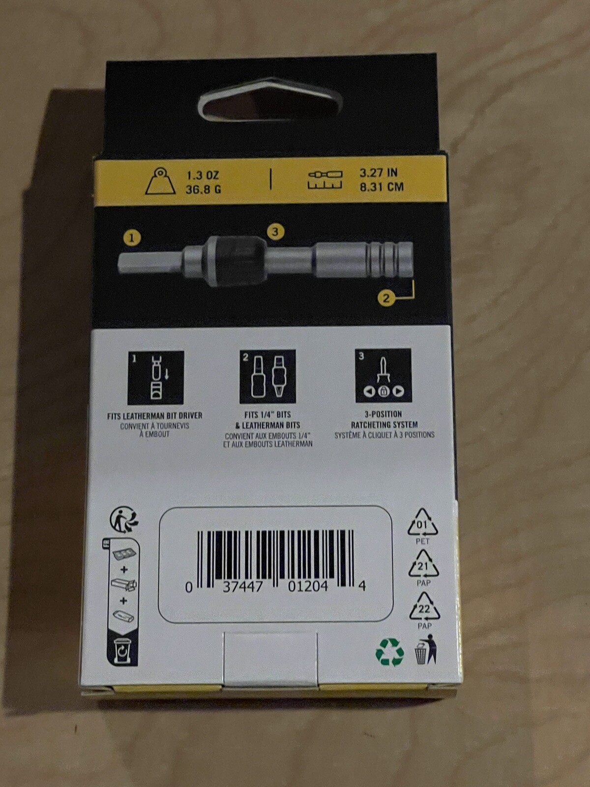 Leatherman Ratchet Driver 1/4 Hex Bit 931030 BRAND NEW IN BOX