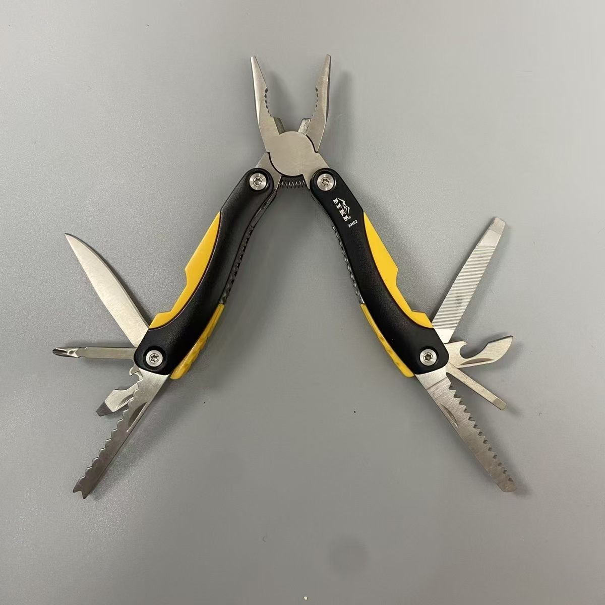 Aluminum alloy multifunctional pliers for folding, portable camping, and thicken