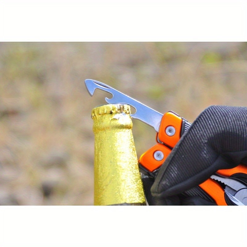 Stainless Steel Multi-Tool Plier with Folding Knife for Outdoor & Camping Use