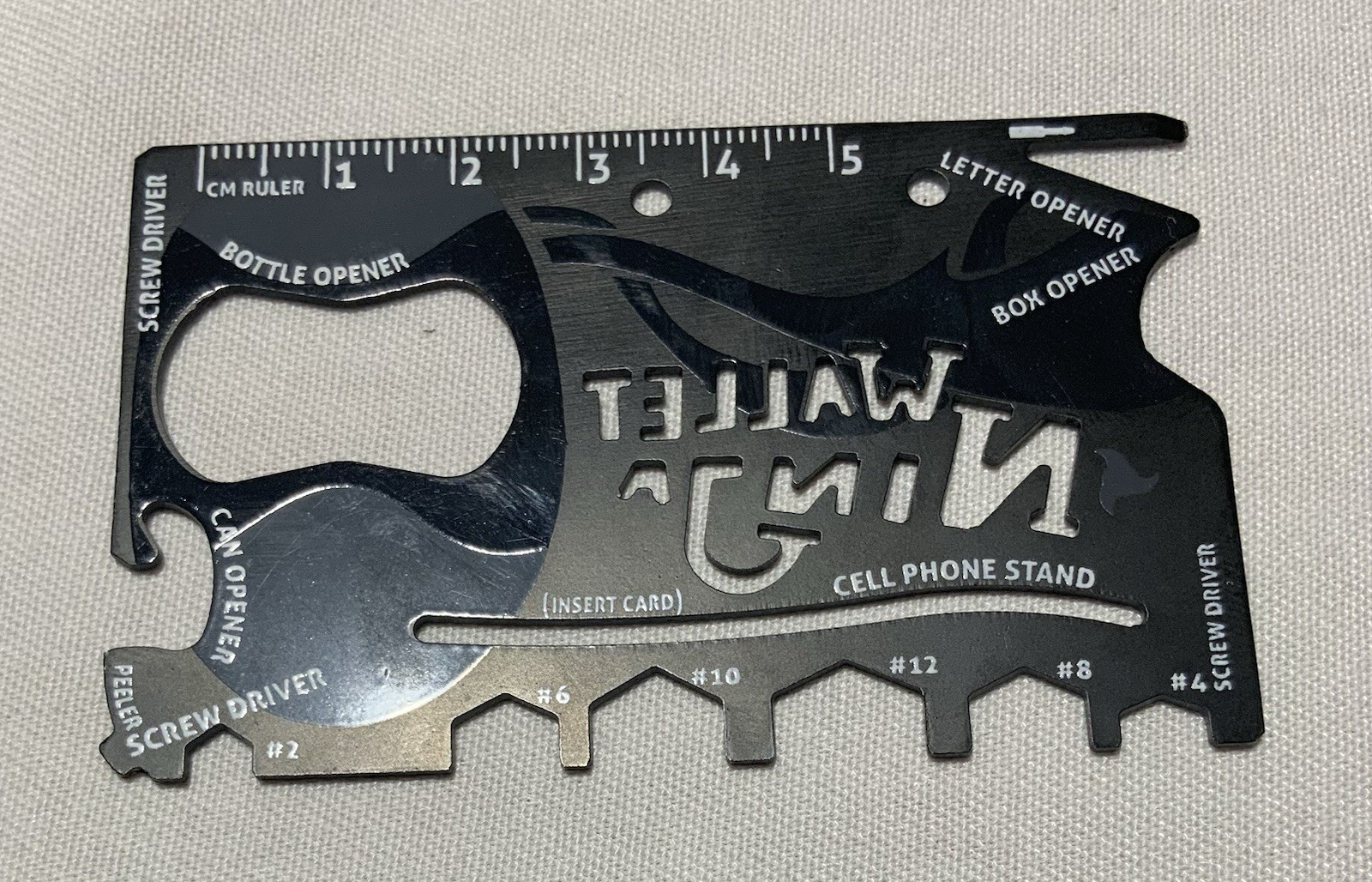 18-in-1 Wallet Ninja Multi-Tool Card Pocket Size