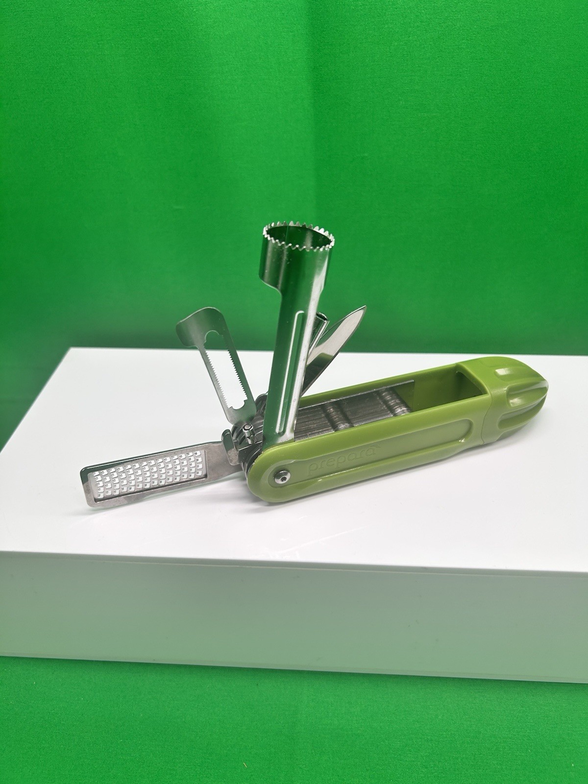 Prepara Multi Kitchen 6 Tool Green Camping and Hiking Foldable Tool