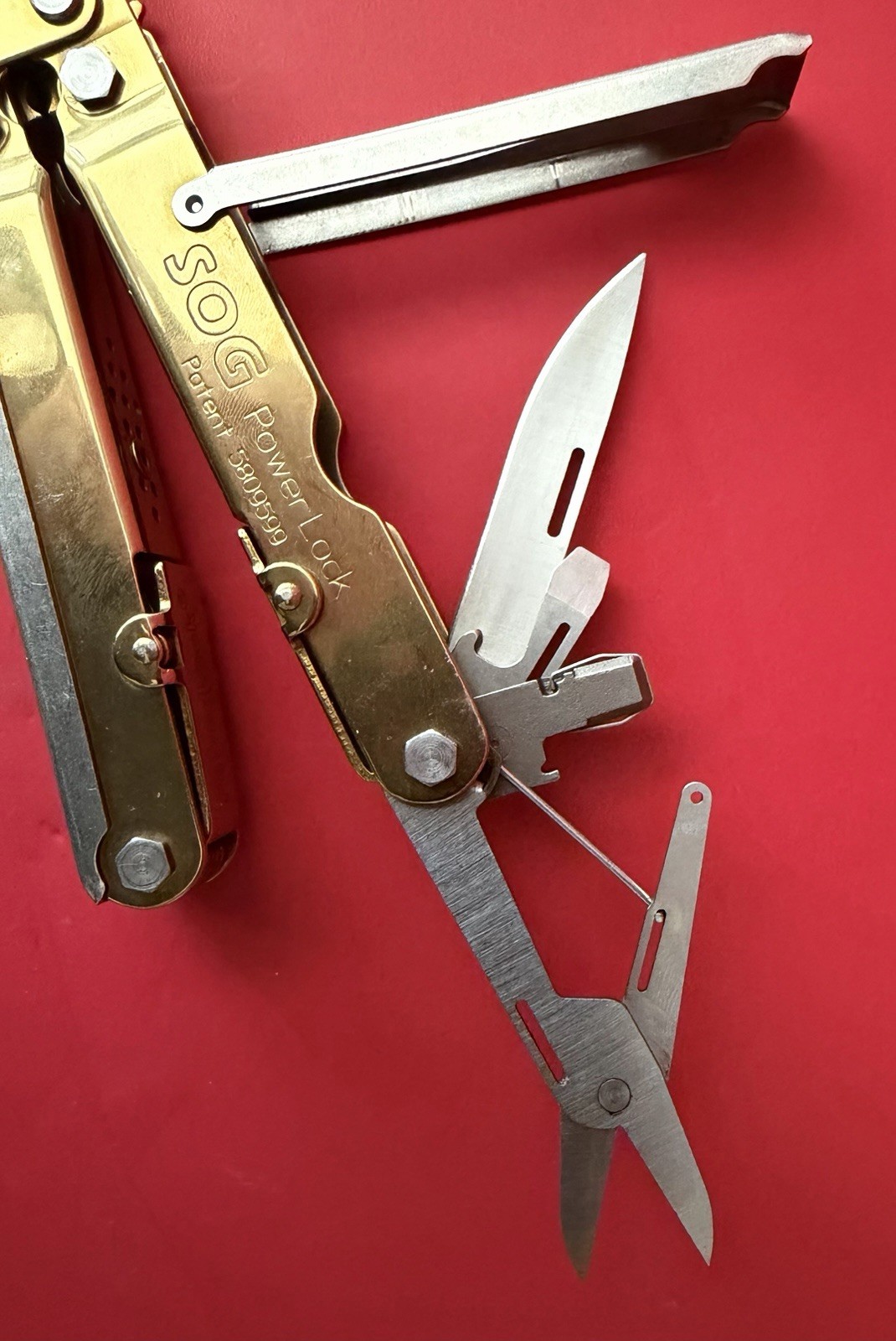 SOG Powerlock T60 TiNi Made In USA Multitool