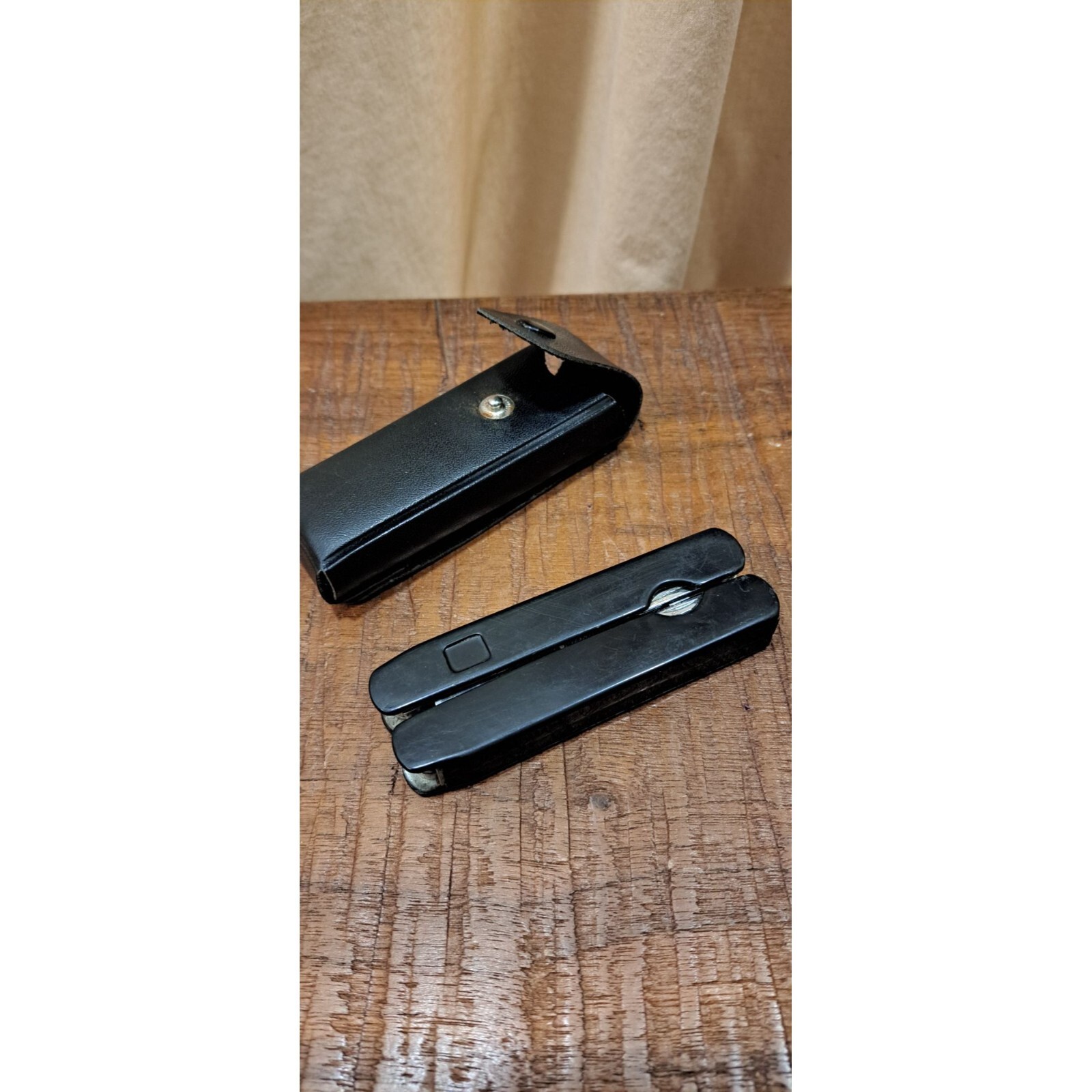 MULTI TOOL PLIER KNIFE WITH LEATHER BELT HOLDER CASE