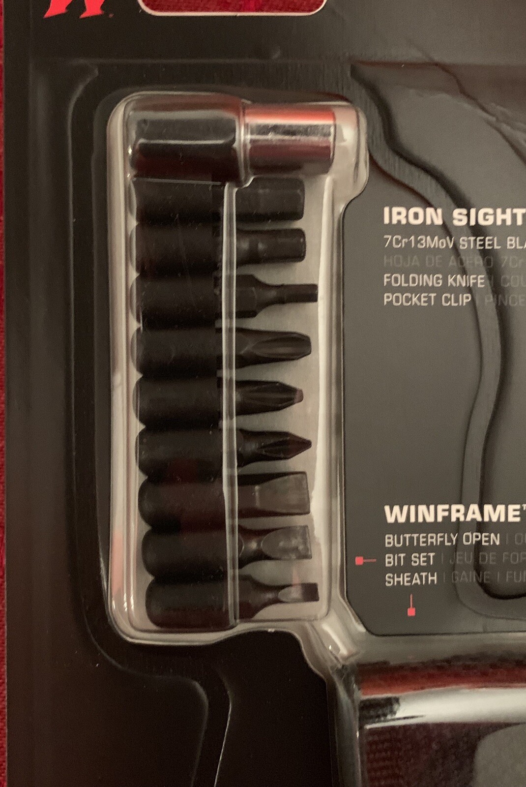 Winchester Iron Sight Knife And Winframe Multi Tool