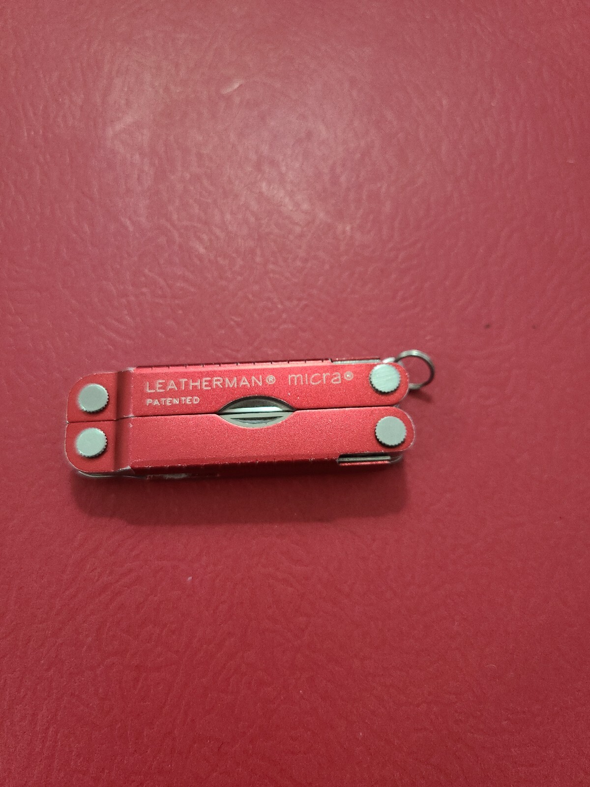 Leatherman MICRA Red PERSONALIZED Multi Tool Knife