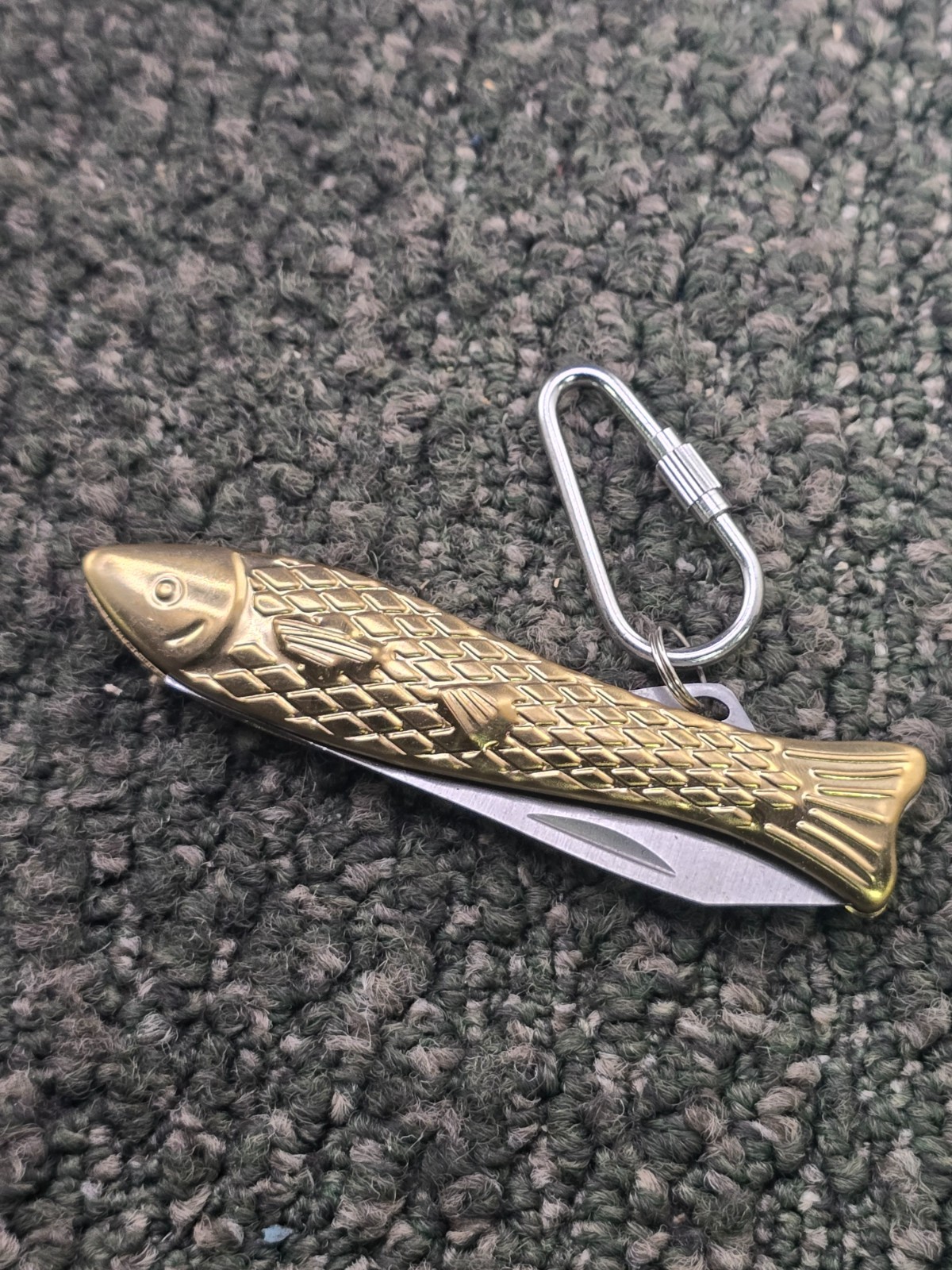 (QTY 2) Gentlemens Hardware 939 Brass Pocket Fish Pen Knife Stainless Steel