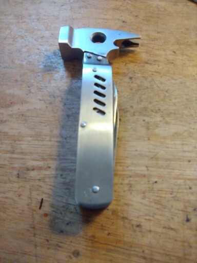 Multi Tool, Handy Carry, Pocket Sized, All Stainless Steel, Hammer, Camp, Work