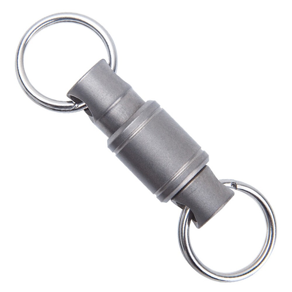 TitaniumAlloy Keychain Detachable Car Key Holder?? Swivel Quick-Release Tool