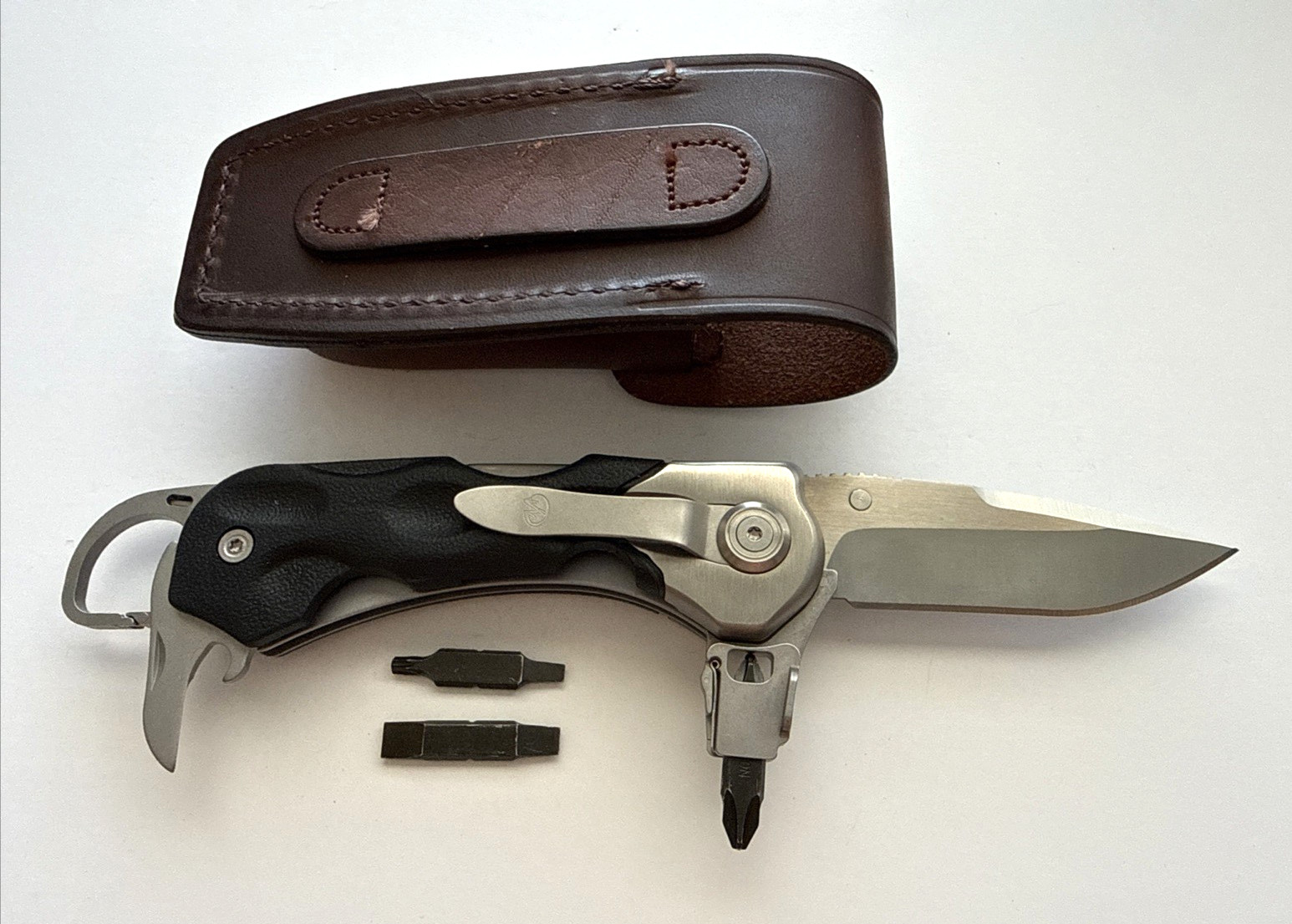 Leatherman K502x Folding Knife Leather Sheath USA