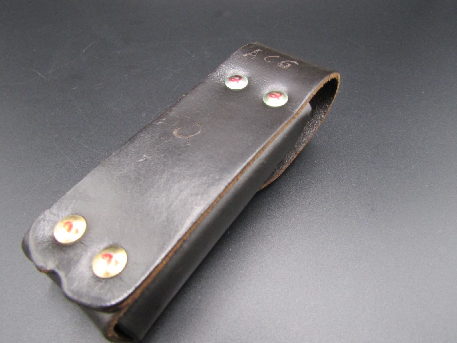 Vintage Genuine Leatherman Multi-Tool Black Pouch 4 1/2″ Excellent Condition