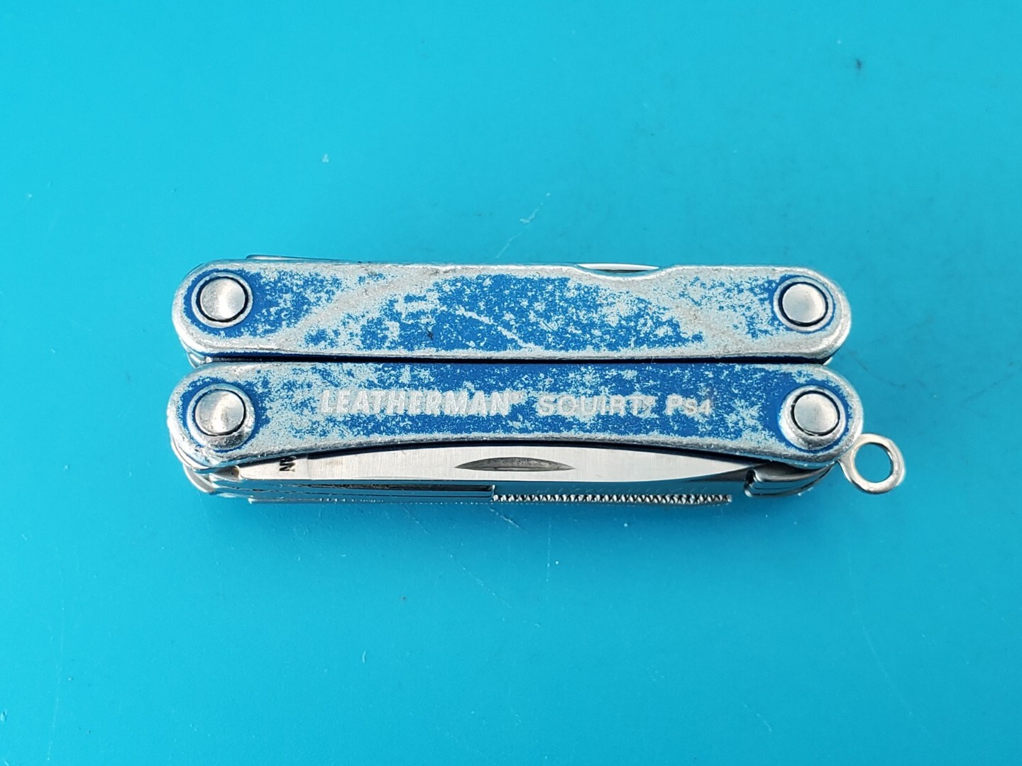 Leatherman SQUIRT PS4 Multi-Tool With Pliers Scissors Knife BLUE!