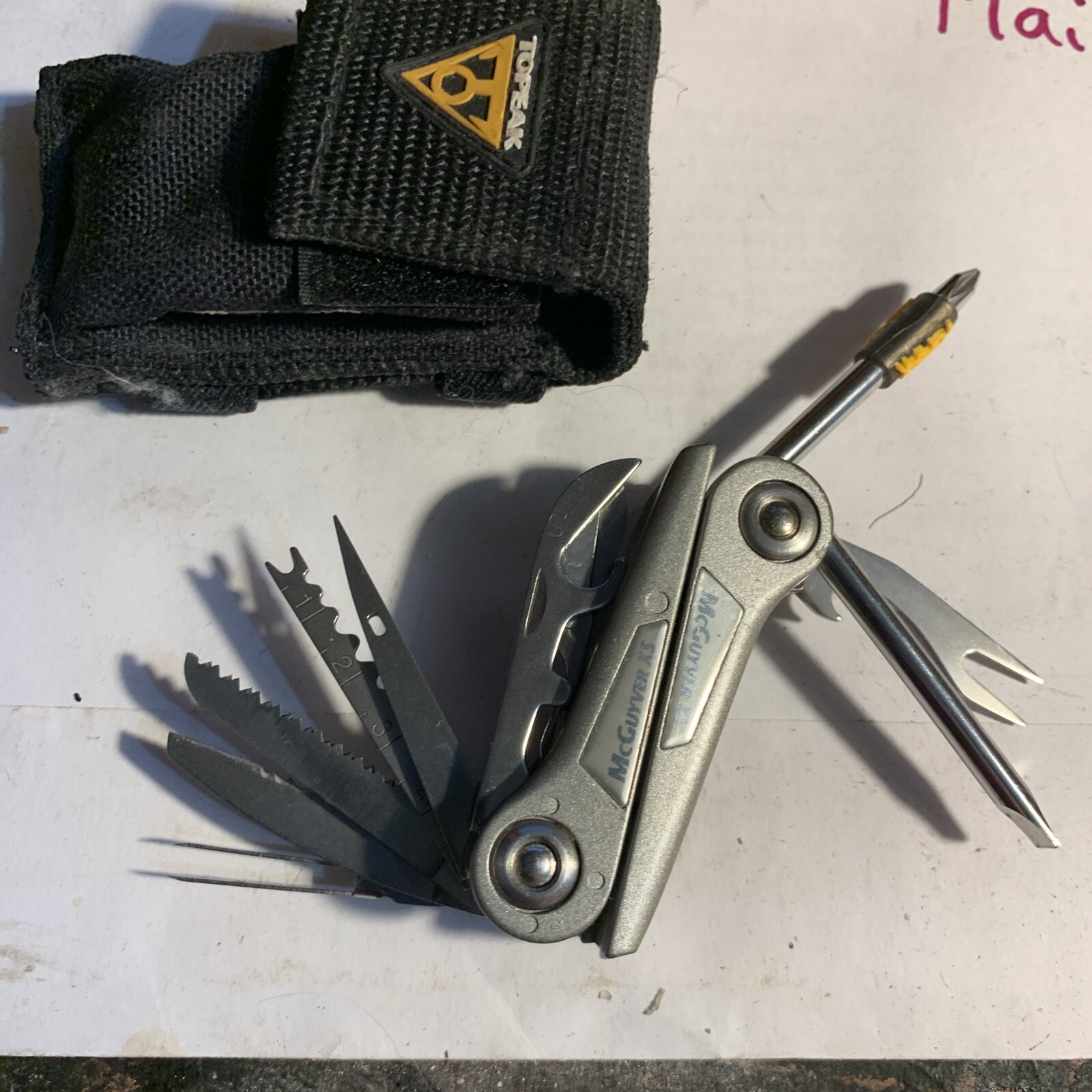TOPEAK McGUYVER XS Multi-Tool Micro Mini Cycling Hiking MTB Camping Eddie Bauer