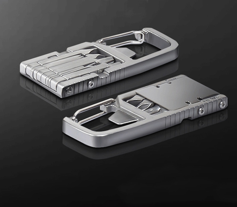 Outdoor Stainless Steel Multi Tools Card Bottle Opener Keychain EDC LittleHelper