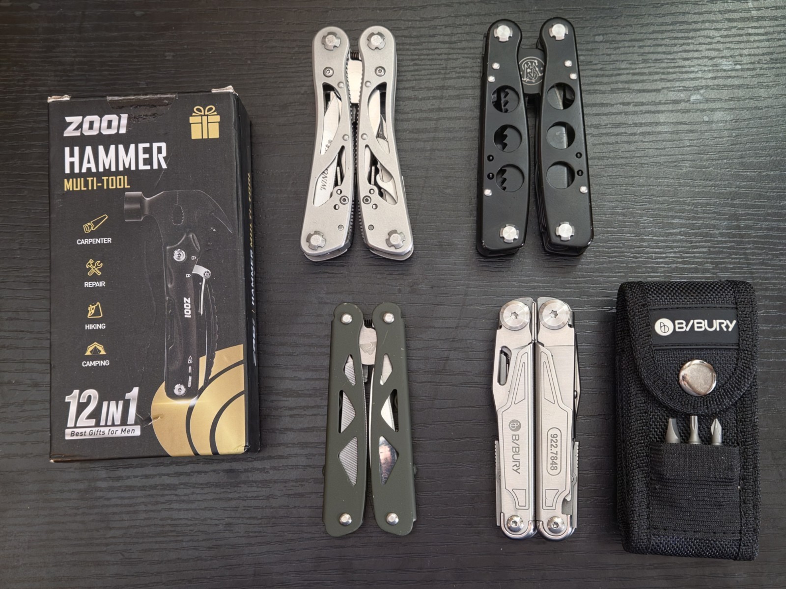 TSA CONFISCATED Name Brand Multi-Tools – Hand Picked (LOT OF 5)