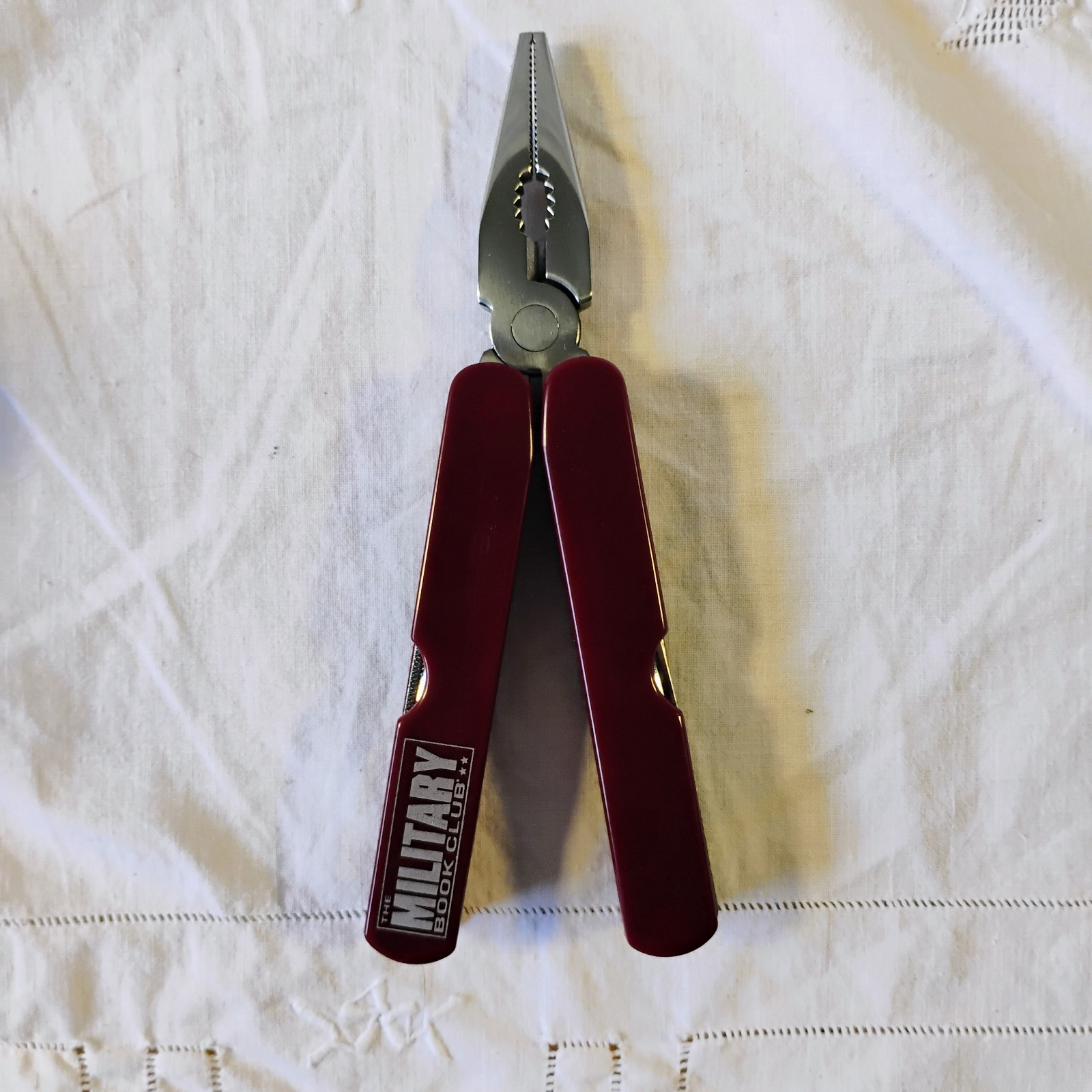 Vintage Multi-Tool The Military Book Club Advertising 9-in-1 Tool With Case