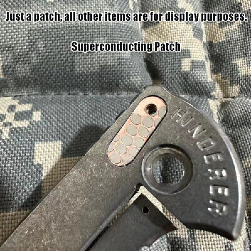 1PC Clip Hole Patch for Rick Hinderer XM18 3.5” Superconducting Patch