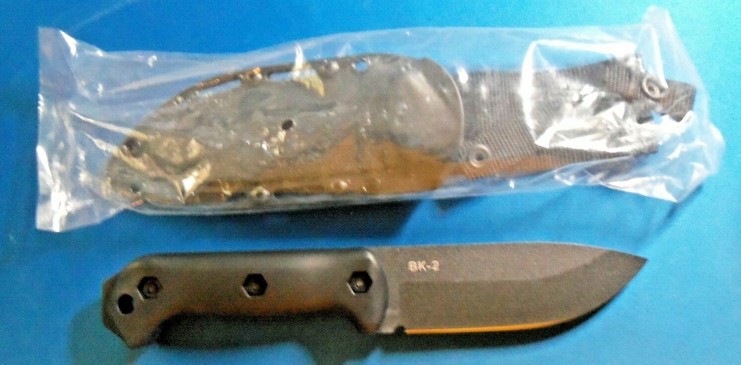 Ka-Bar BK2 Outdoor Camping Carbon Steel Knife Becker Campanion T-36