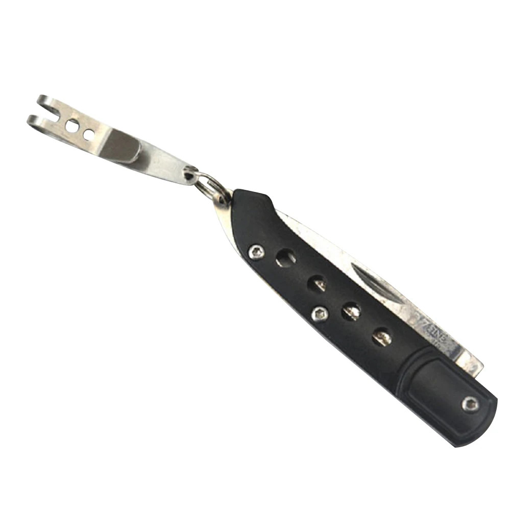 1-5PC Multitool Pocket Clip Stainless Steel Buckle Carabiner Key Ring