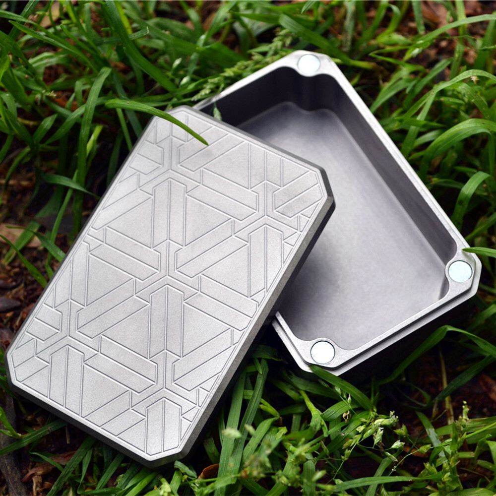 Titanium Alloy Storage Box Medicine Box Outdoor Travel Portable Sealed Box