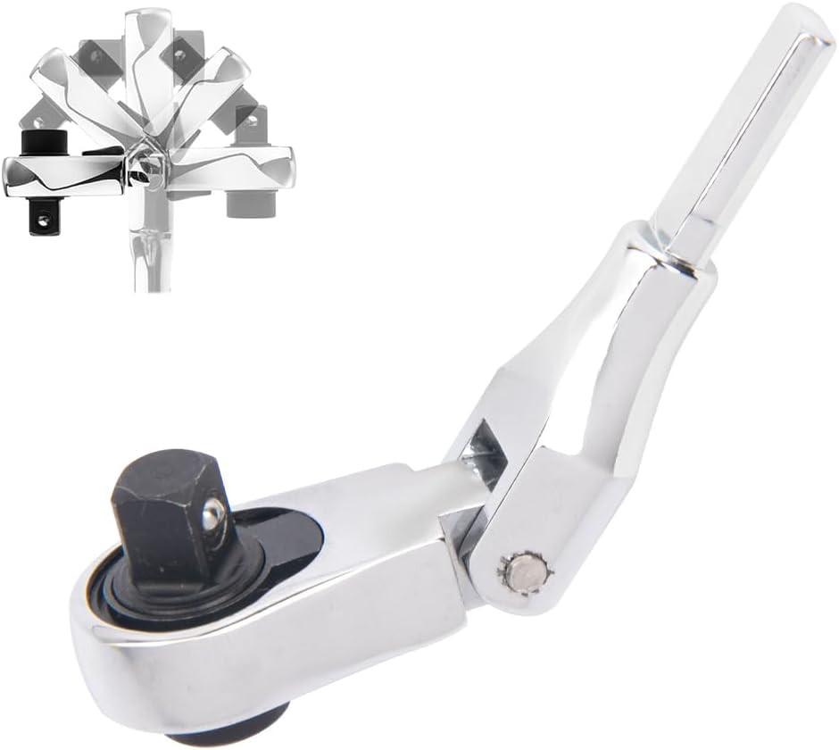 2 in 1 Flex Head Ratchet Wrench for Leatherman Accessories,1/4 Inch Mini Bits…