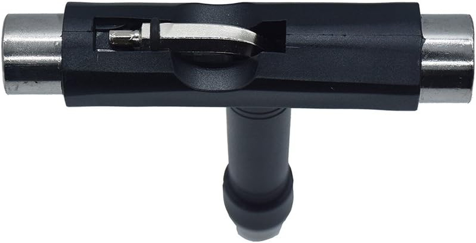 Black All-In-One Multifunctional Portable T-Tool&Y-Tool for Skateboard,All-In-On