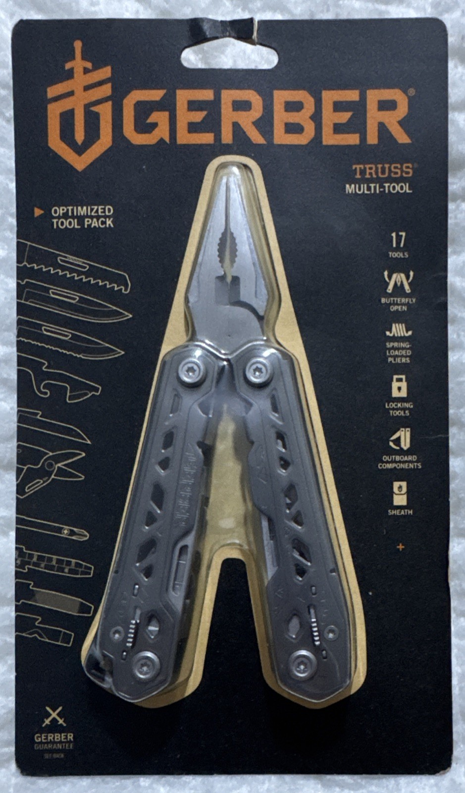 Gerber Truss Multi-Tool 31-003304 With Sheath Stainless Stell Sealed Retail Pack