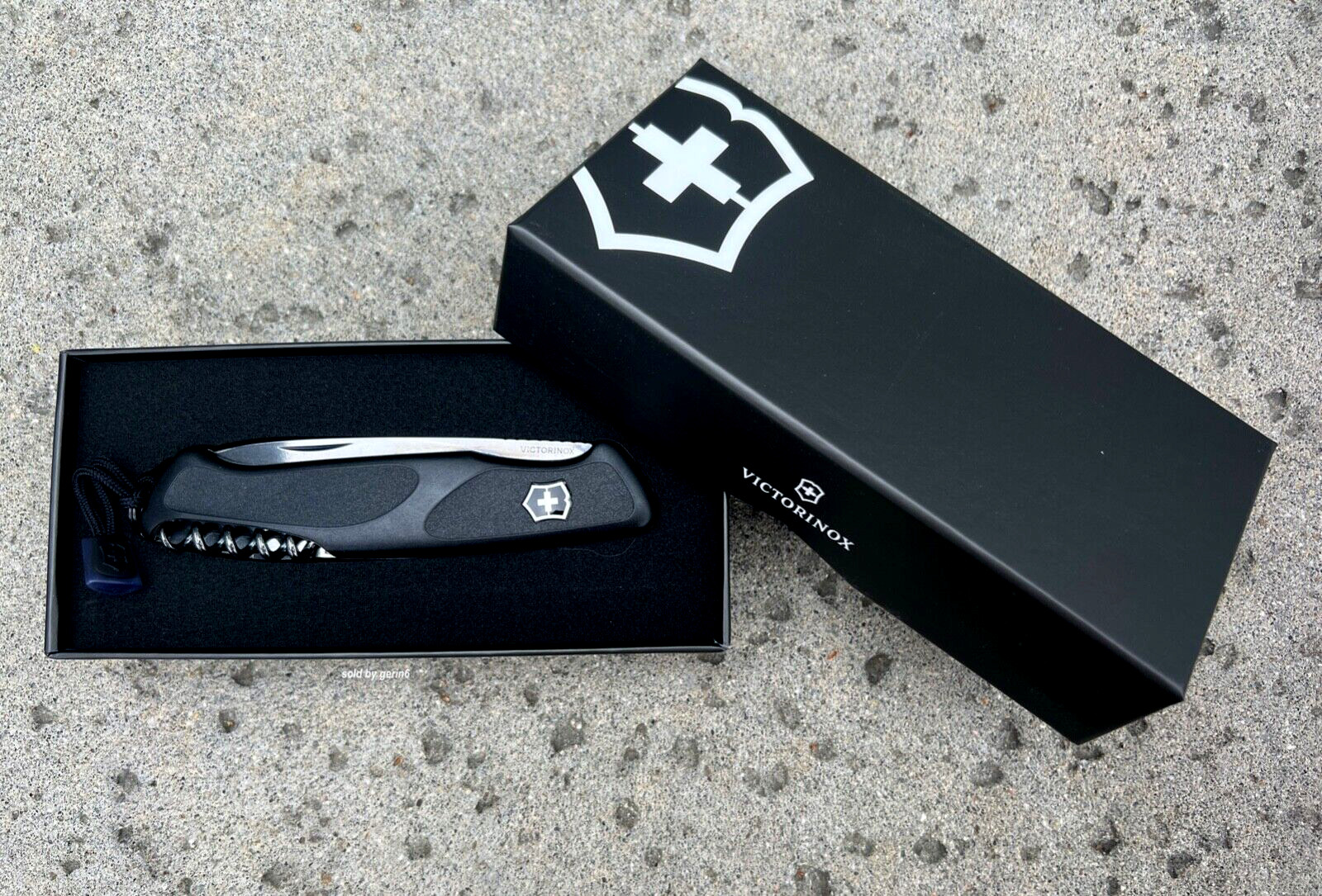 Victorinox Swiss Army Knife Onyx Black Ranger 55, 130mm, 0.9563.C31P, New In Box