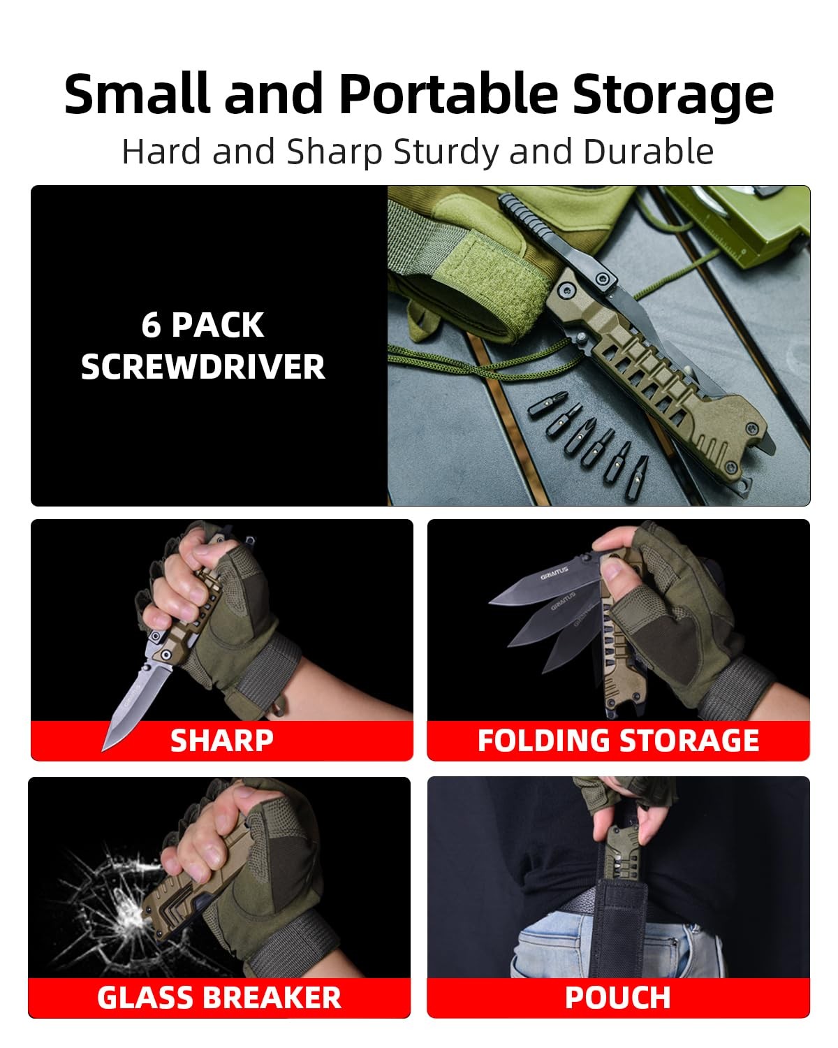 17in1 Multitool Knife Set – Perfect Gift for Men, Camping & Outdoor