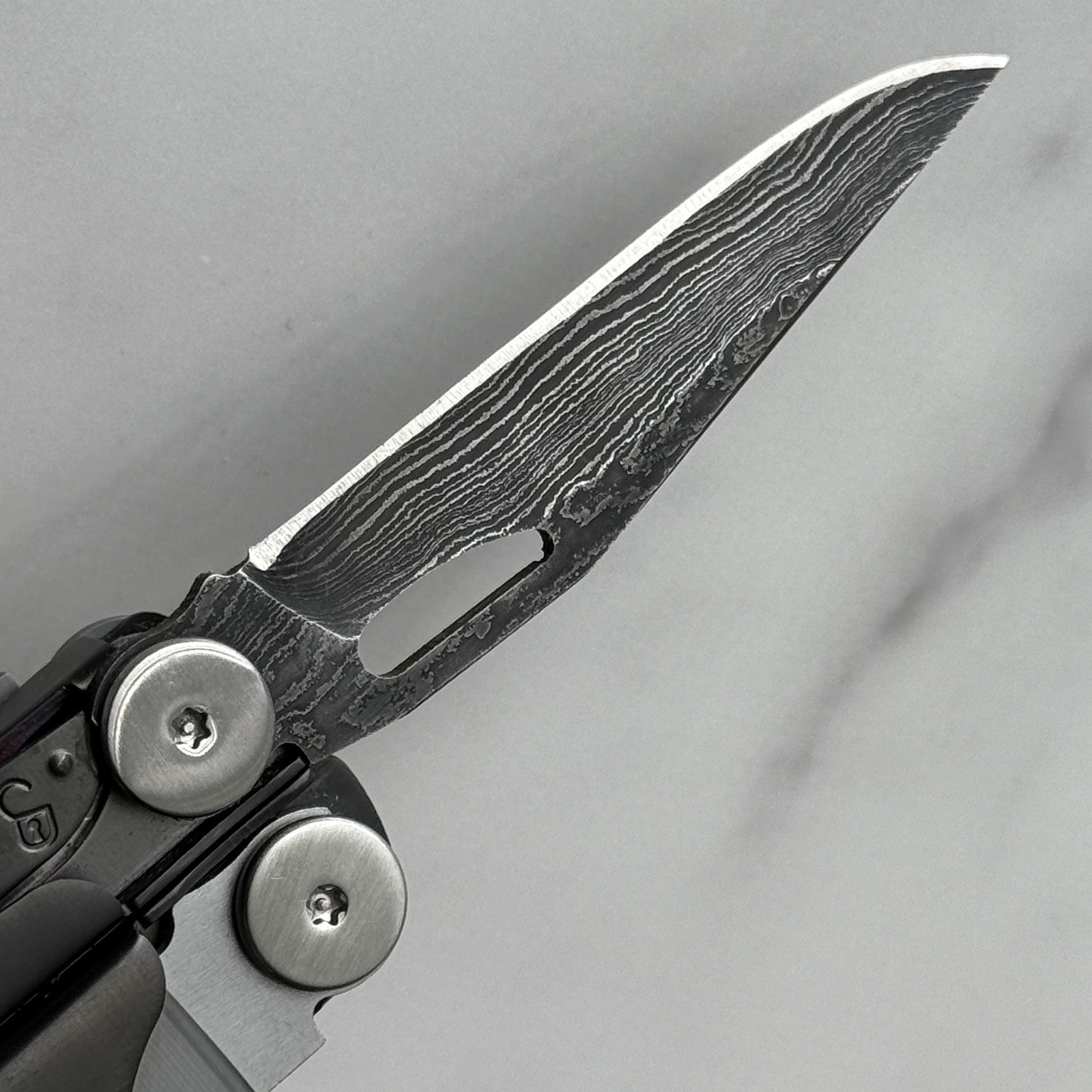 Collectible Limited Edition Leatherman Damascus Wave multitool. Serialized