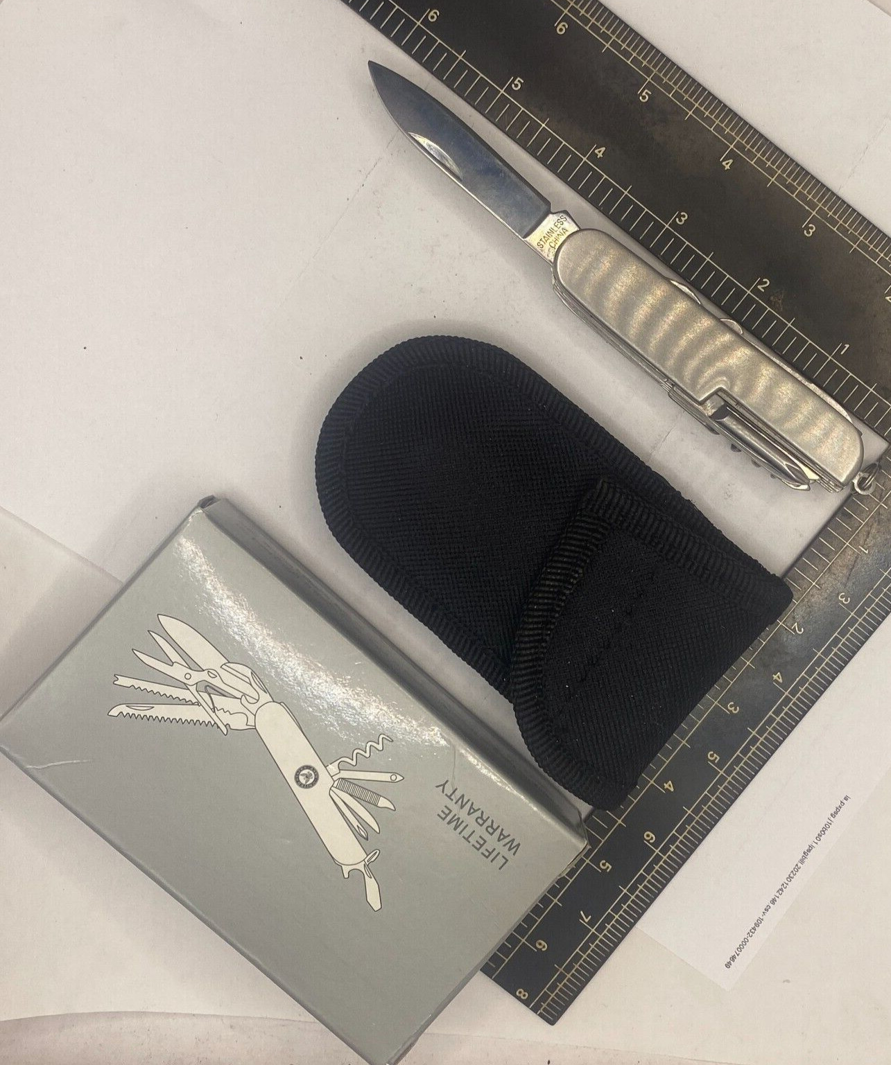 Royal Crest Silver Star 14 Function Stainless Steel Multi Tool Knife SKSS11NV🔔
