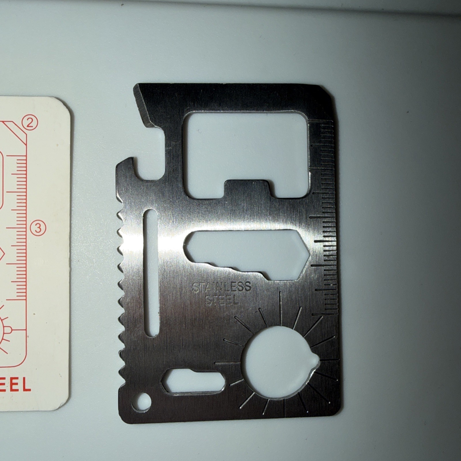 Credit Card Size Multi-Tool Survival Bottle Opener Stainless Steel