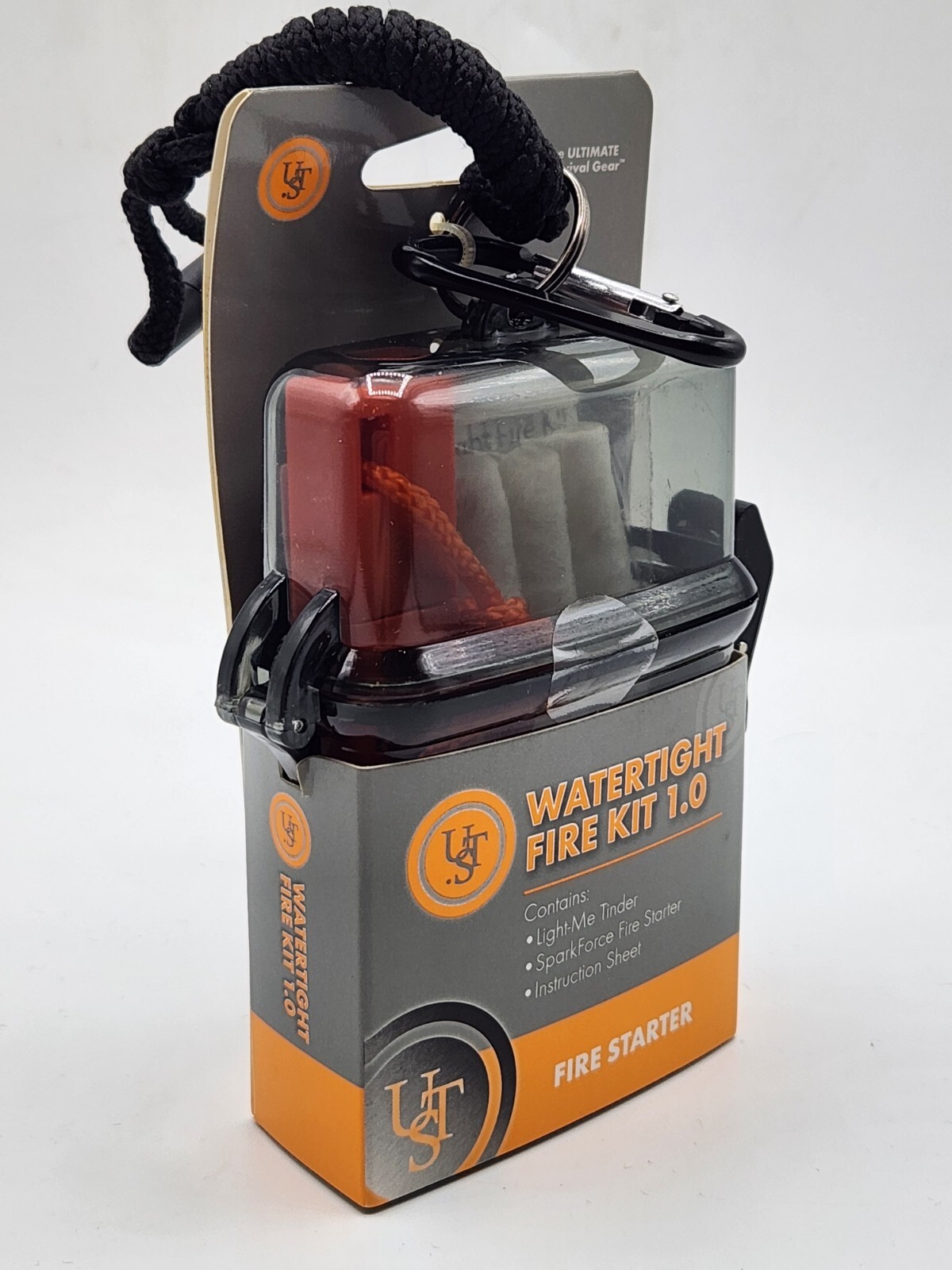 Watertight Fire Starter Kit – Tinder, Fire Starter, Instructions