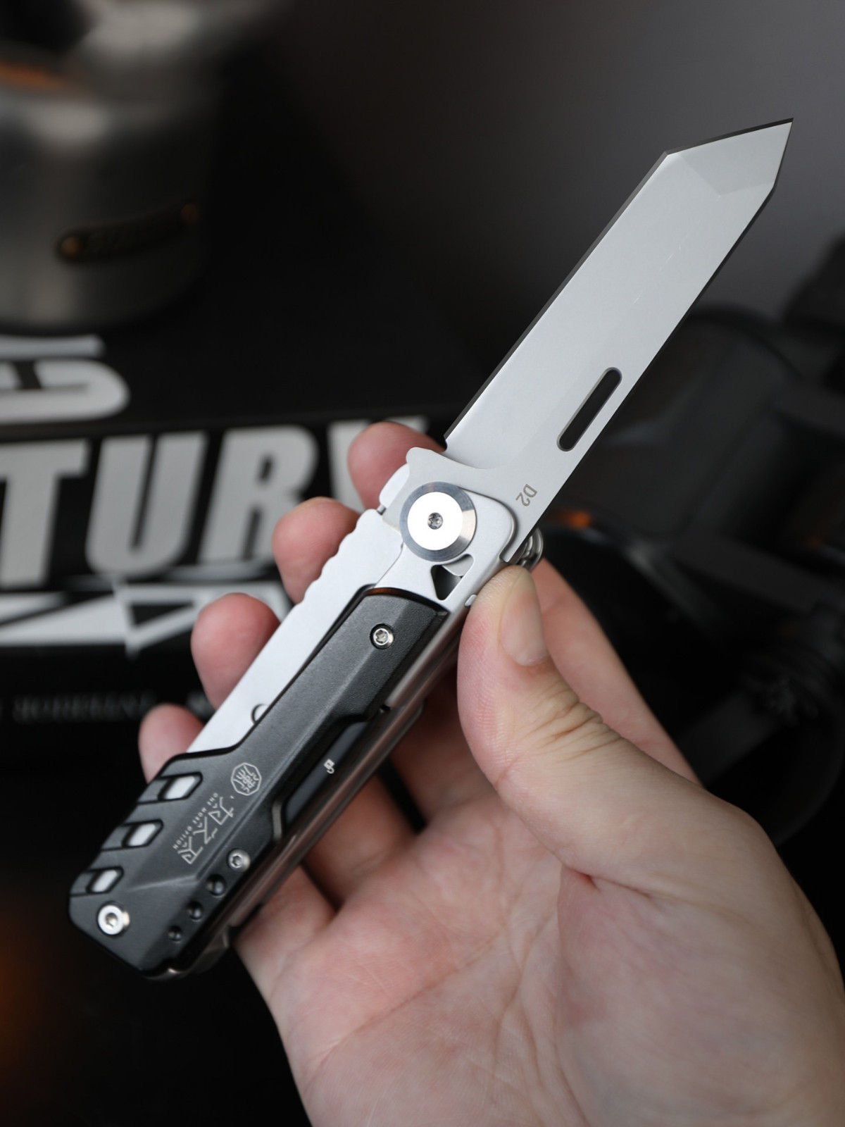 Folding Scissors Multitool EDC Pocket Utility Tool Stainless Steel Camping Tool