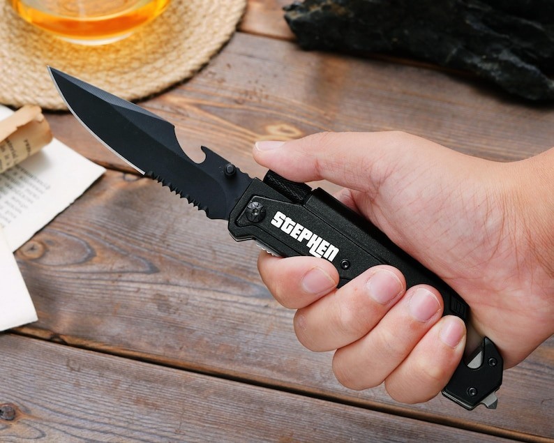 Gift for Him, Custom Pocket Knife, Multi Tool, Personalized Groomsmen Gifts