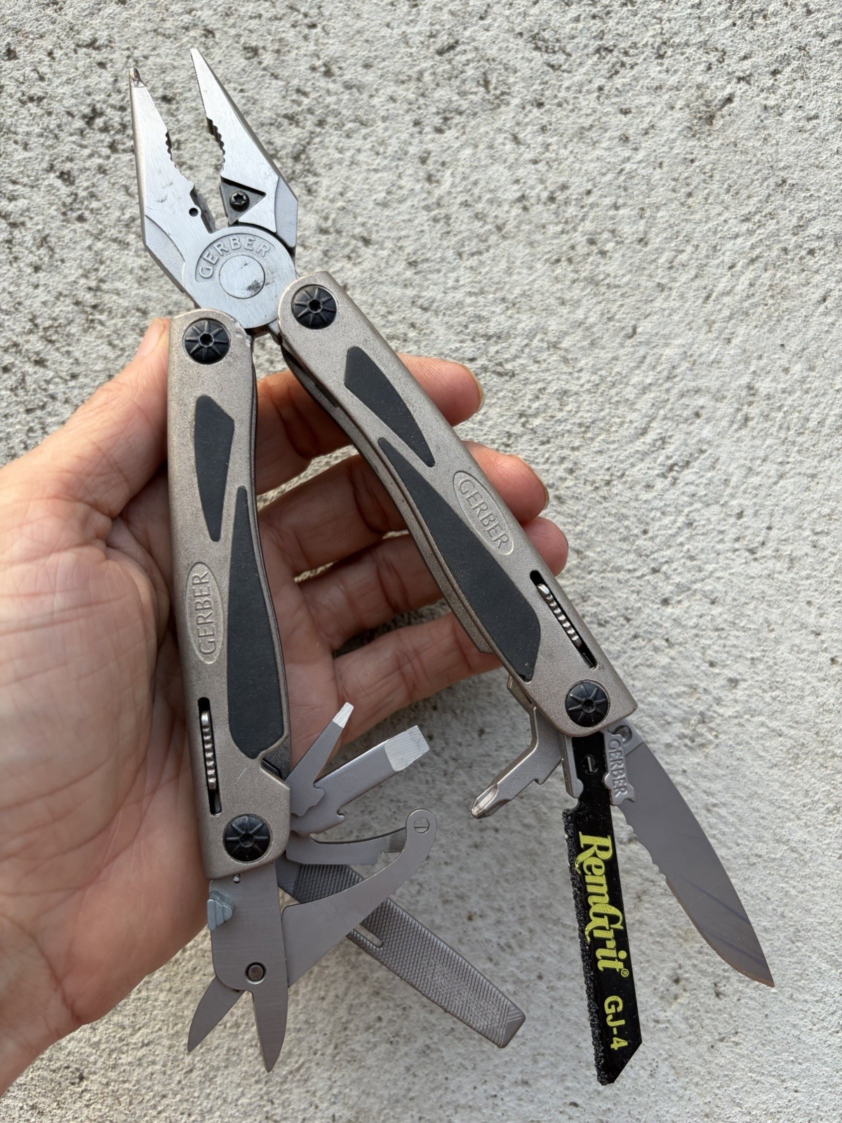 GERBER MULTI PLIER MP800 USA LEGEND FOLDING MULTI TOOL KNIFE 066V GOOD CONDITION