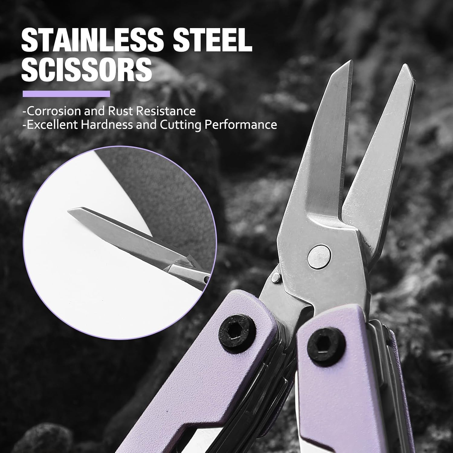 Multitool with Pocket Knife,Gifts for Men and Women, 11-In-1 Mini EDC Multitool