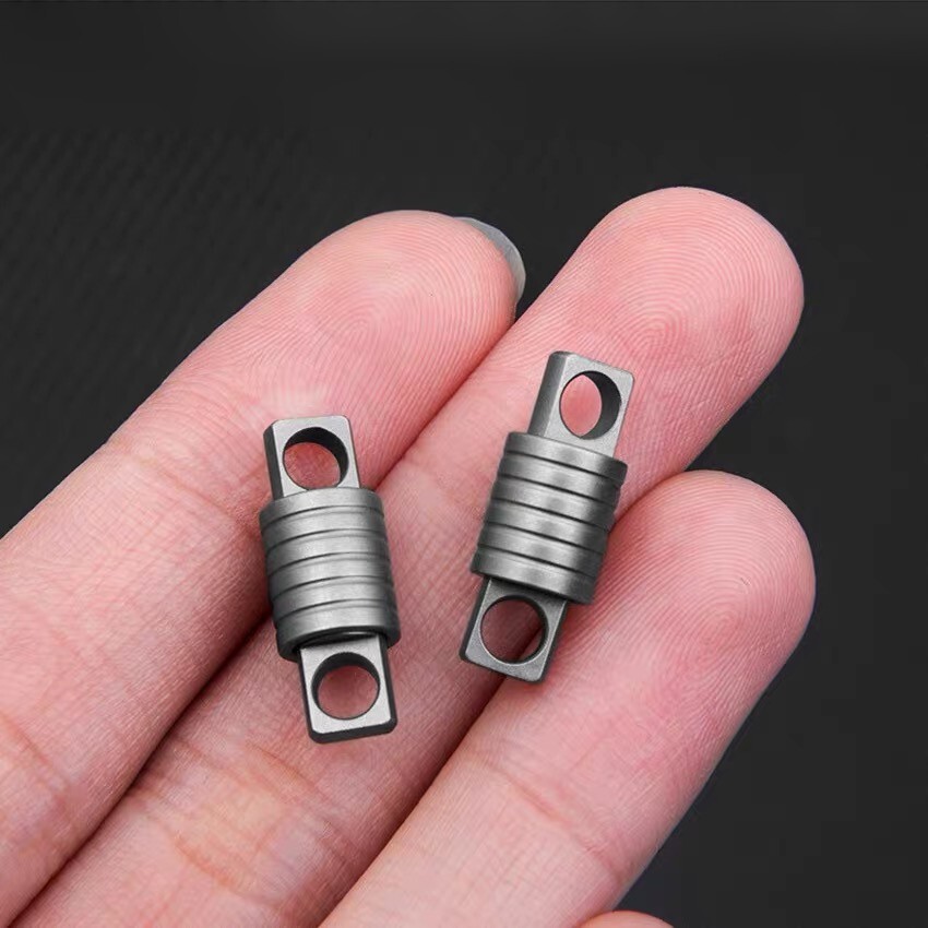 New EDC Mini Titanium Alloy Waterproof Case Portable Keychain Pendant Multi Tool