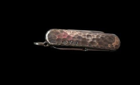 Victorinox Classic Sd Sterling Silver 925 Hammered texture Knife