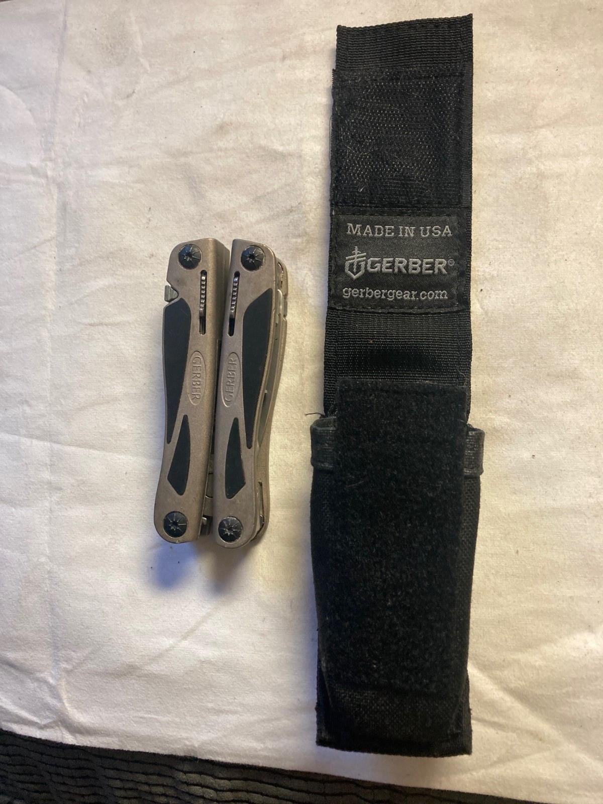 GERBER [N° MP800] Urban Legend multi-plier & factory sheath made-in-USA vintage